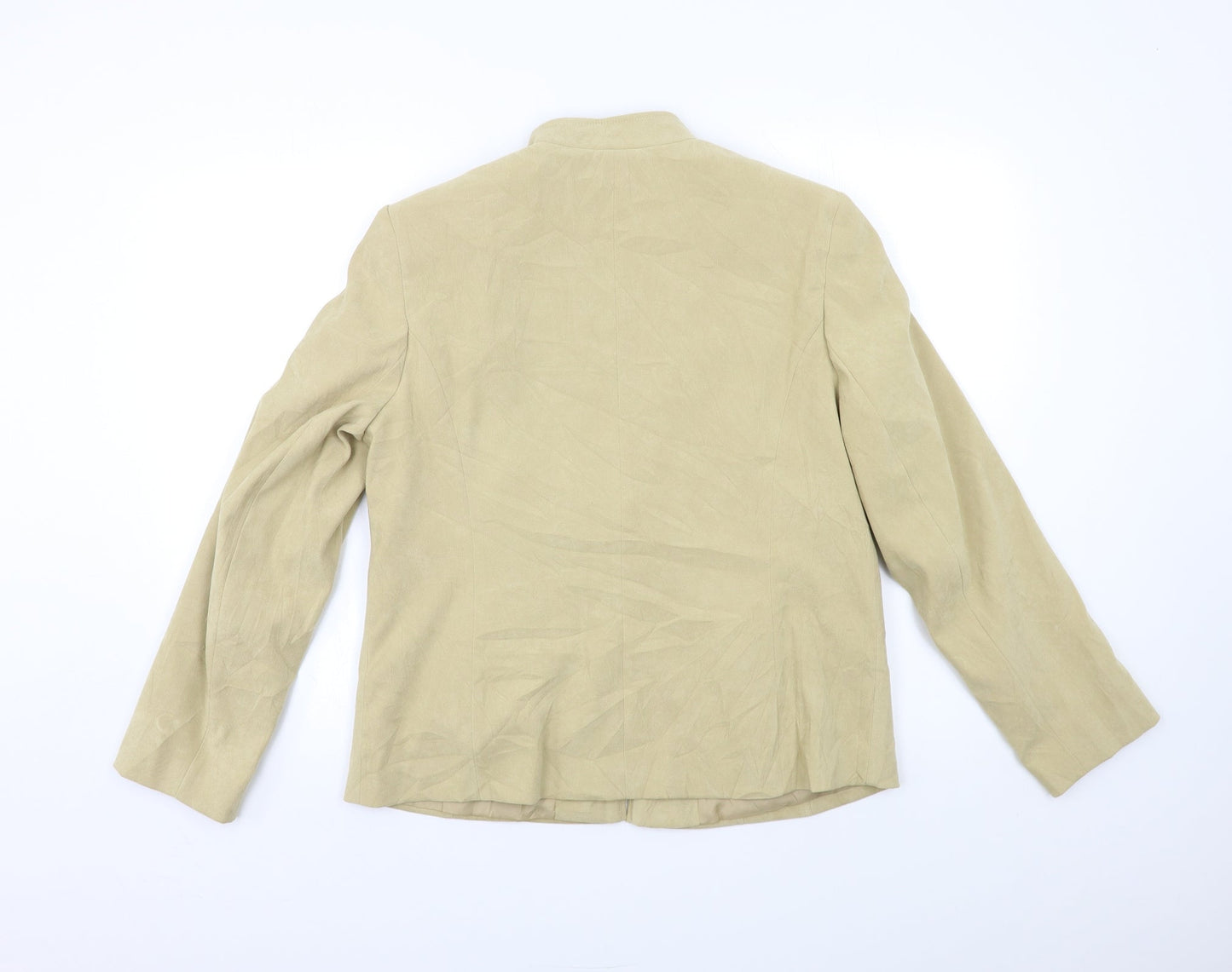 Womens UK Size 14 Bonmarché Beige Overcoat