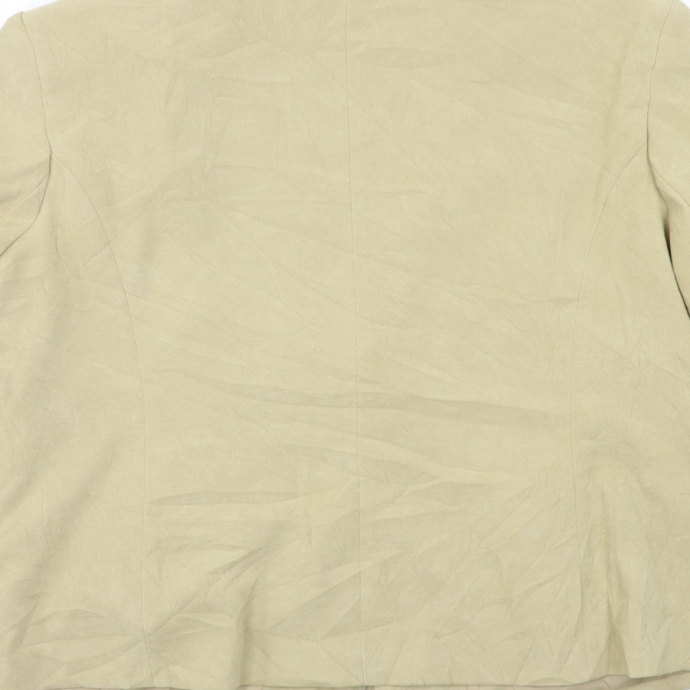 Womens UK Size 14 Bonmarché Beige Overcoat