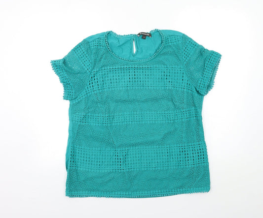 Bonmarché Womens Green   Basic T-Shirt Size 10