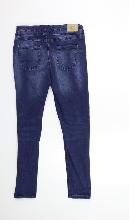 Womens UK Size 30 in Preworn Regular Fit Skinny Blue Jeans