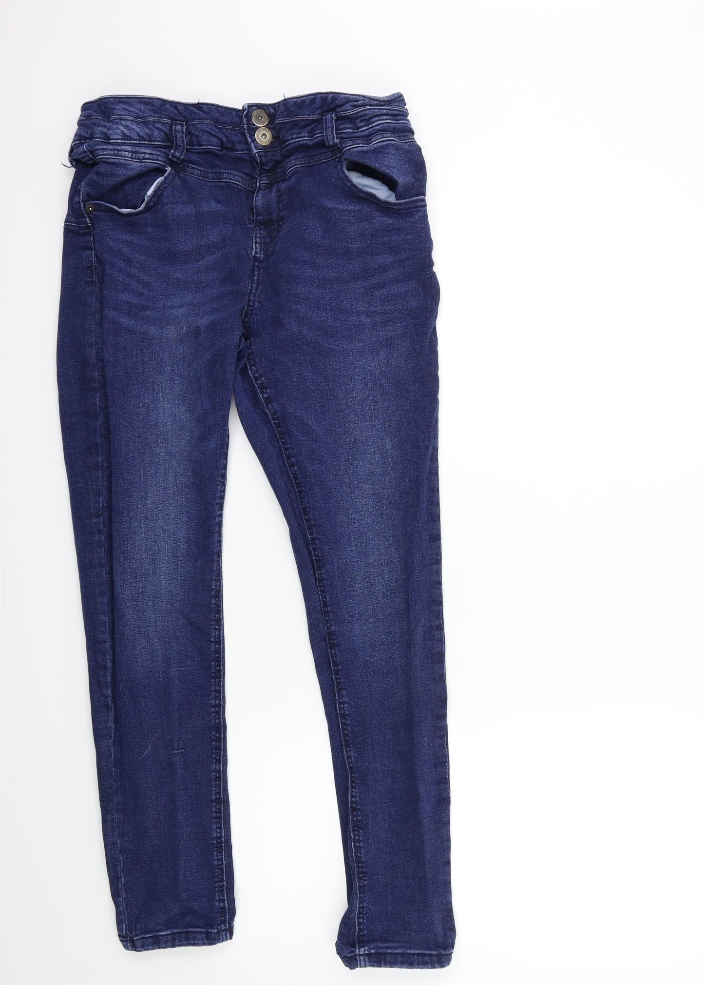 M17 Denim Womens Blue  Denim Skinny Jeans Size 14 L28 in