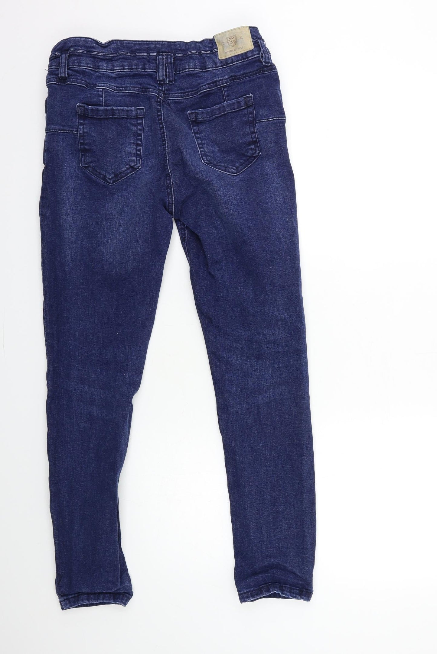 M17 Denim Womens Blue  Denim Skinny Jeans Size 14 L28 in