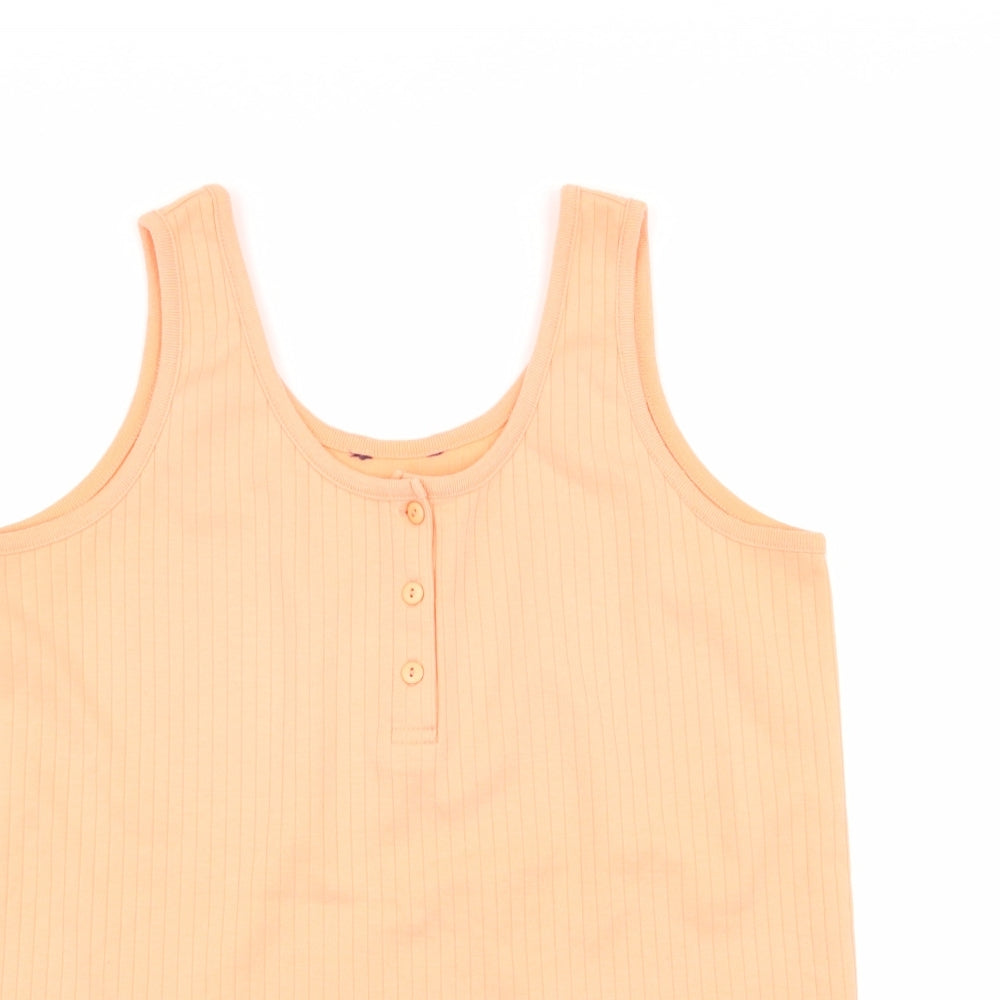 isabelle Womens Orange   Basic Tank Size M