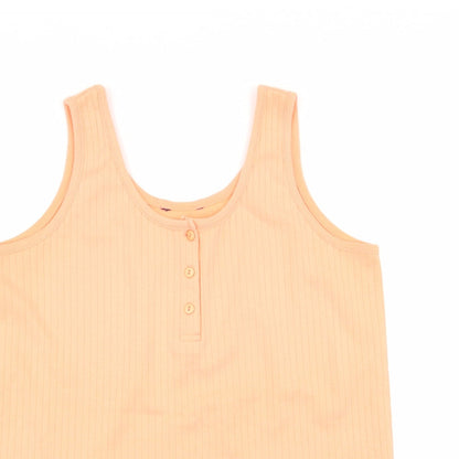 isabelle Womens Orange   Basic Tank Size M