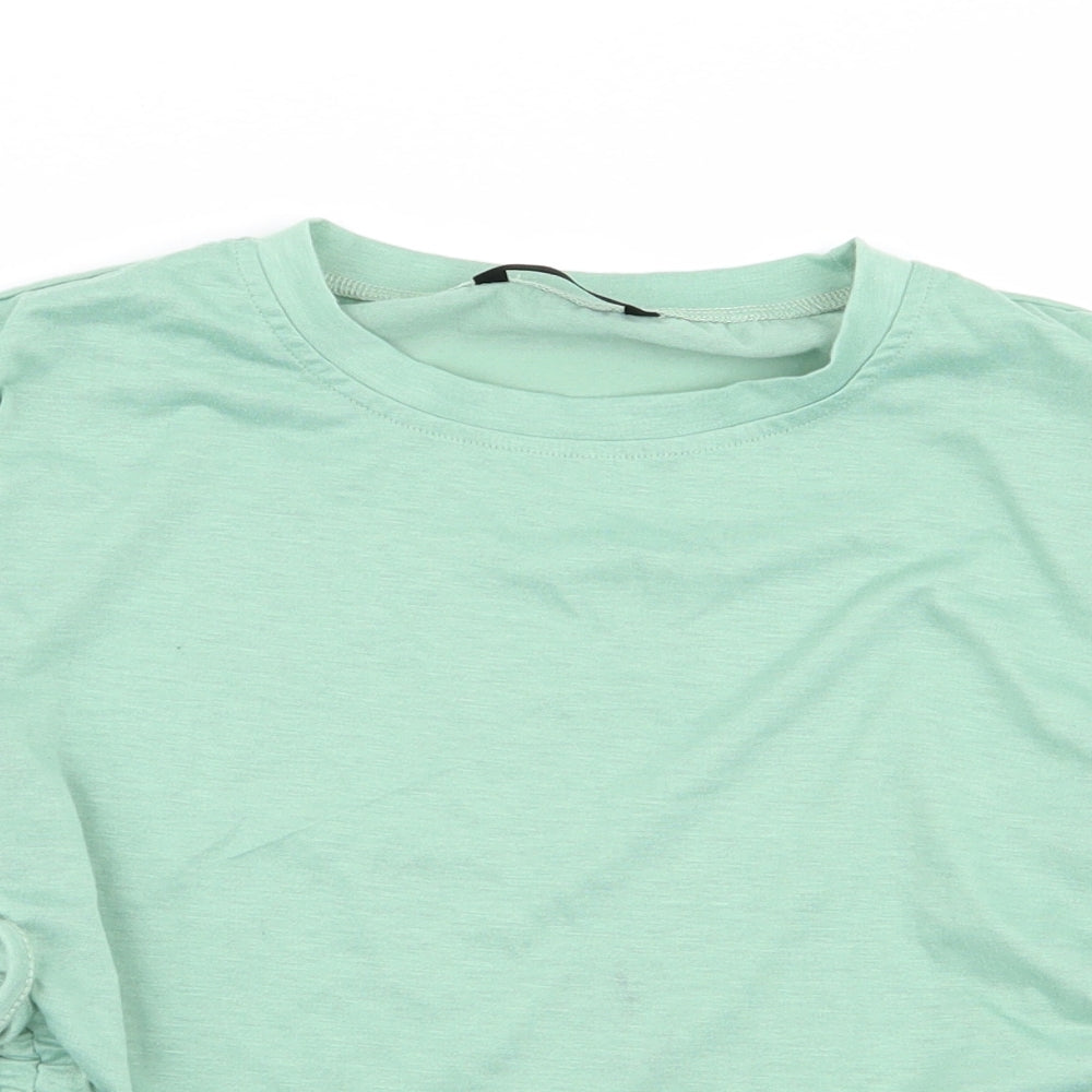 SheIn Womens Green   Basic T-Shirt Size S