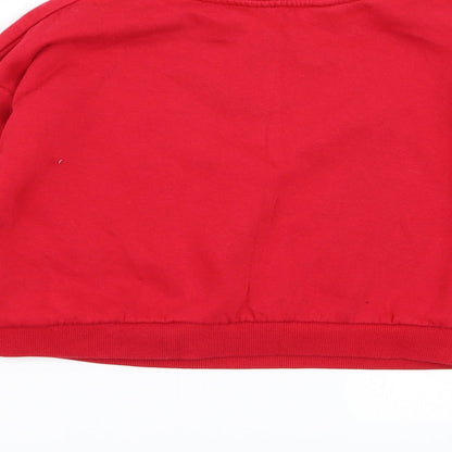 H&M Girls Red   Pullover Jumper Size 9-10 Years
