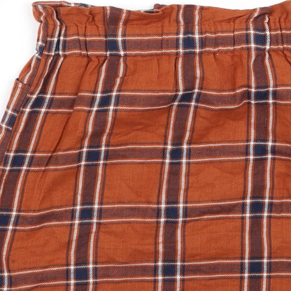 River Island Girls Multicoloured Check  Flare Skirt Size 10 Years