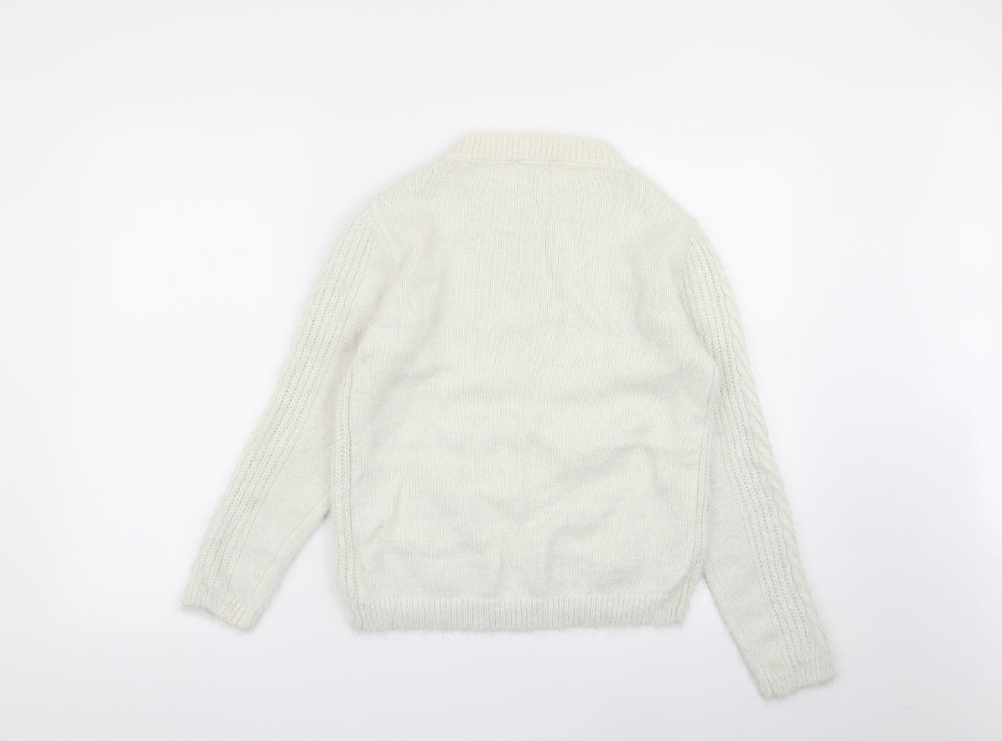 Dorothy Perkins Womens Ivory   Pullover Jumper Size 12