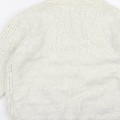Dorothy Perkins Womens Ivory   Pullover Jumper Size 12