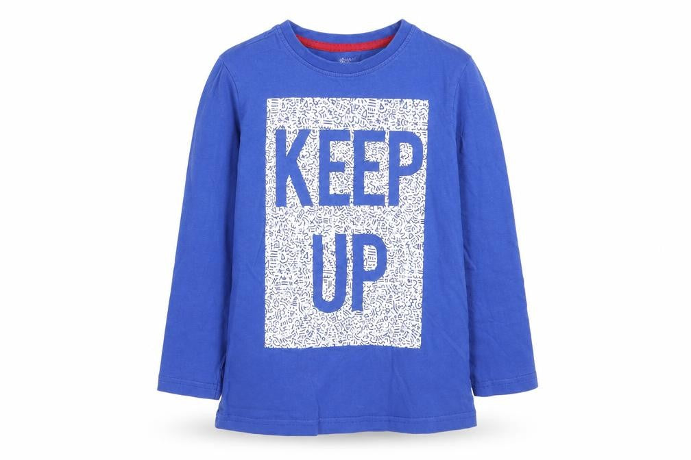 Very Boys Blue Basic T-Shirt Size 6 Years
