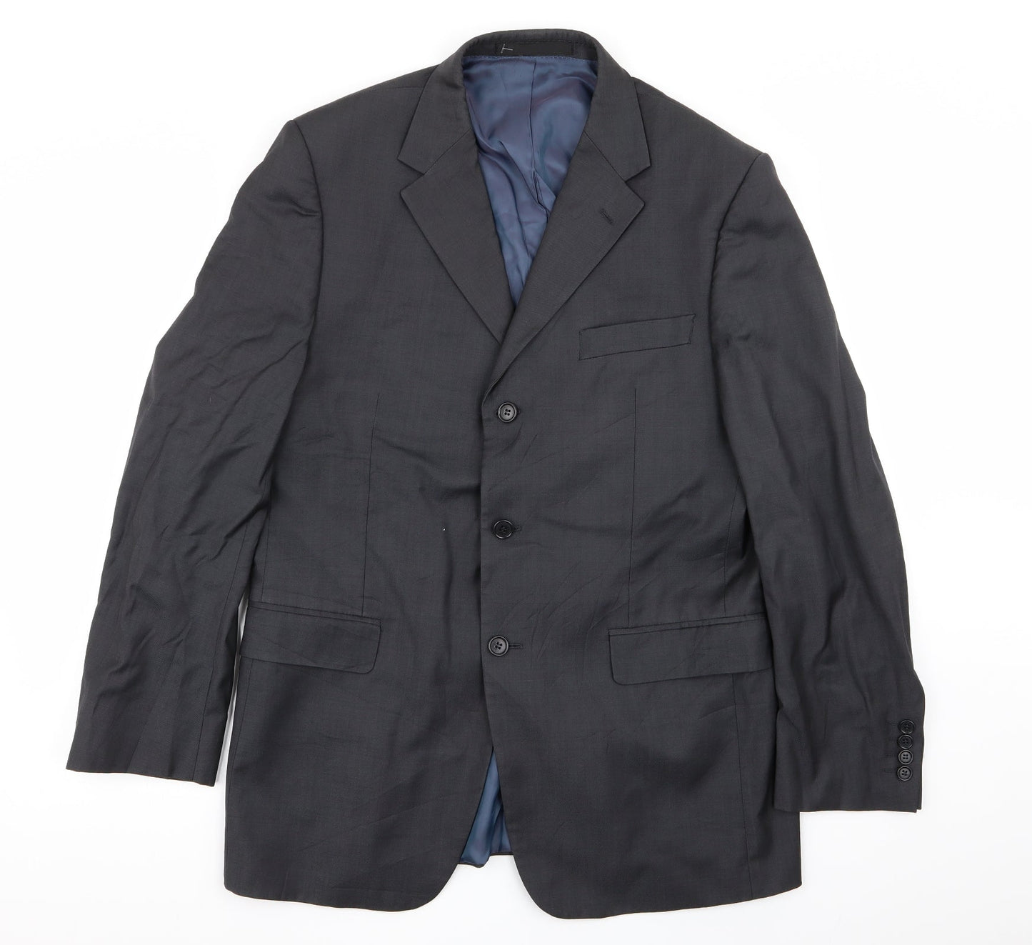 Mens UK Size M M&S Regular Grey Suit Jacket