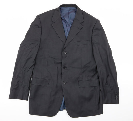 Mens UK Size M M&S Regular Grey Suit Jacket