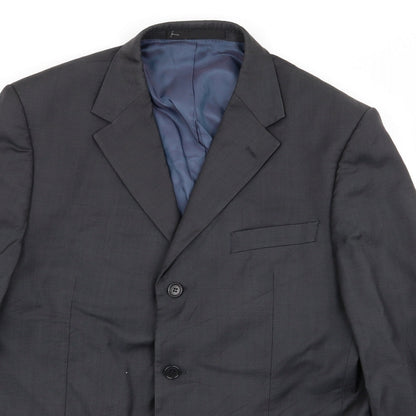 Mens UK Size M M&S Regular Grey Suit Jacket