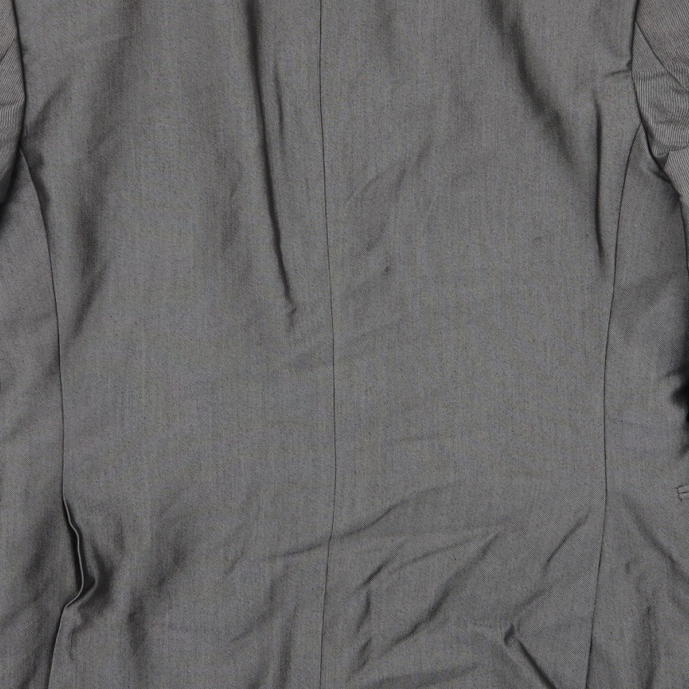 Mens UK Size 40 Peter Werth Regular Grey Suit Jacket