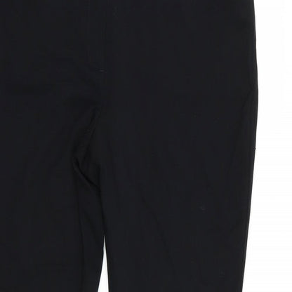 Womens UK Size 16 M&S Regular Fit  Black Trousers