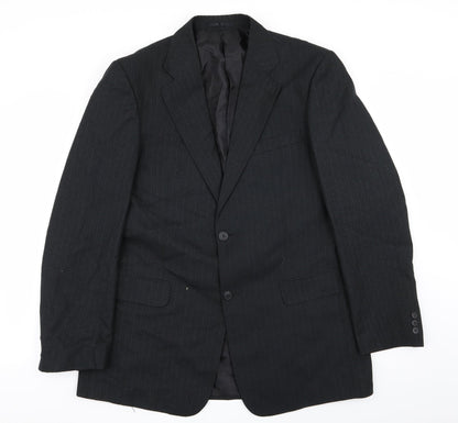 mwear Mens Grey Striped  Jacket Blazer Size 42