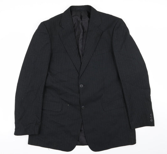 mwear Mens Grey Striped  Jacket Blazer Size 42