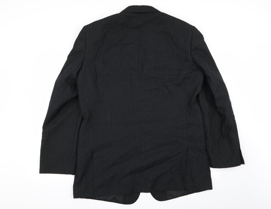mwear Mens Grey Striped  Jacket Blazer Size 42