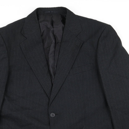 mwear Mens Grey Striped  Jacket Blazer Size 42