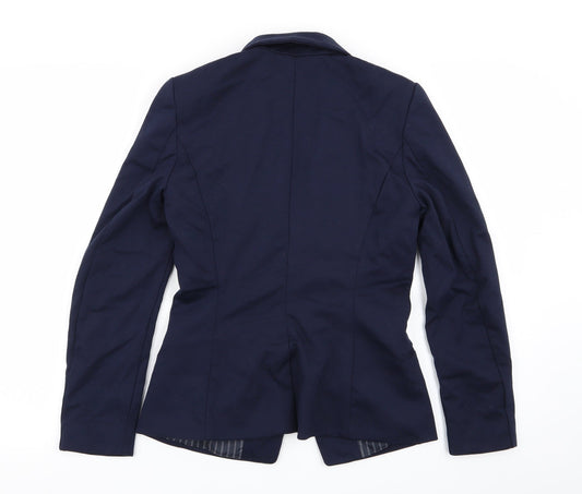 H&M Womens Blue   Jacket Blazer Size 8