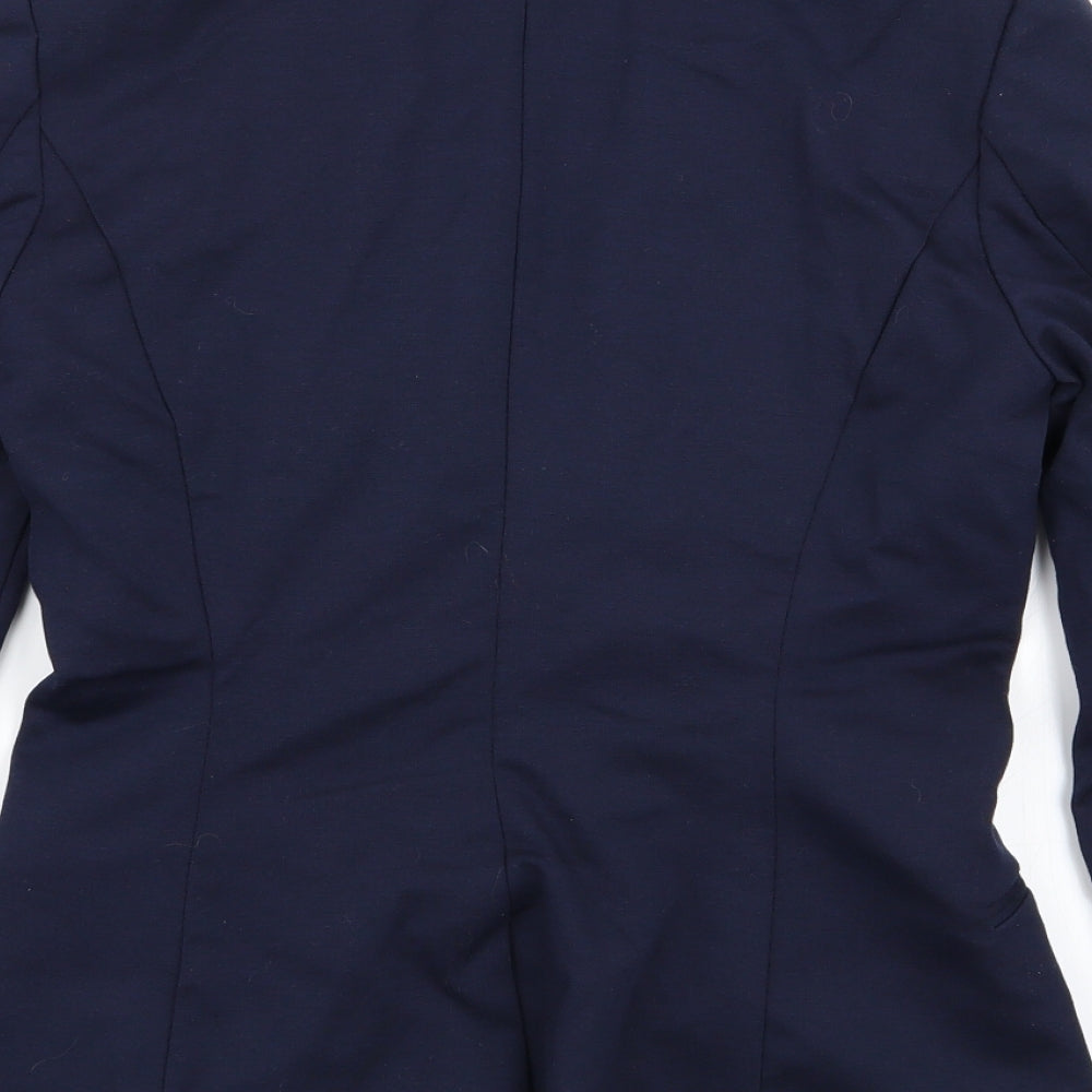 H&M Womens Blue   Jacket Blazer Size 8