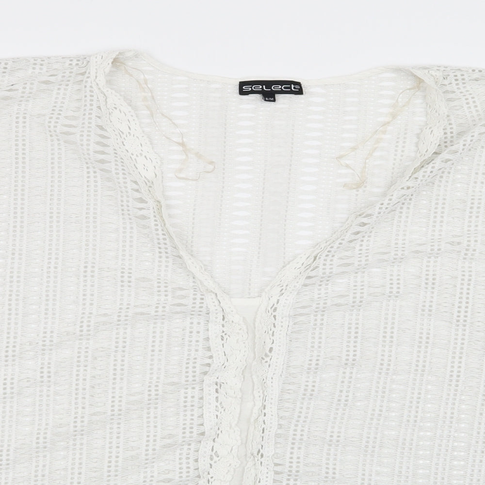 Womens UK Size M Select White Pullover Jumper