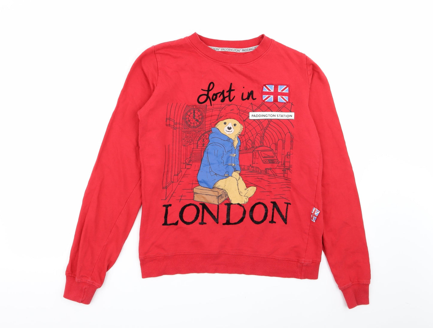 Primark Womens Red   Pullover Jumper Size 4  - lounge jumper