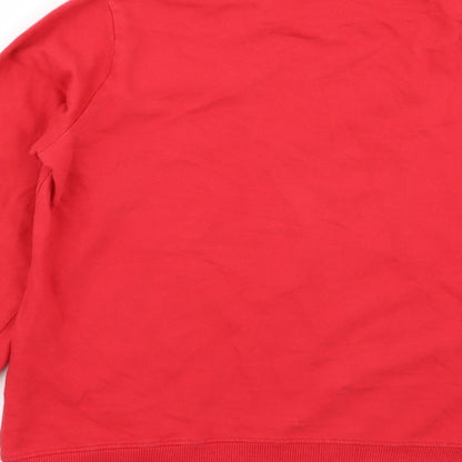Primark Womens Red   Pullover Jumper Size 4  - lounge jumper