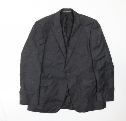 Mens UK Size 40 STVDIO Regular Grey Suit Jacket