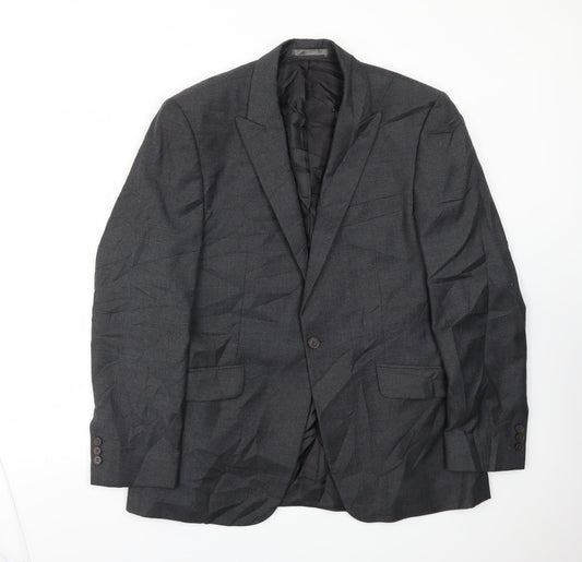 Mens UK Size 40 STVDIO Regular Grey Suit Jacket