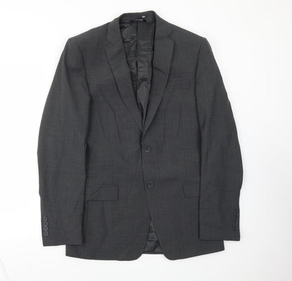 Mens UK Size 40 M&S Regular Grey Suit Jacket