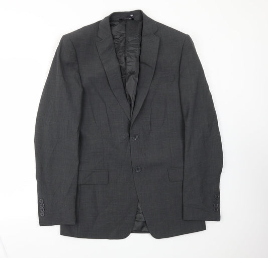 Mens UK Size 40 M&S Regular Grey Suit Jacket