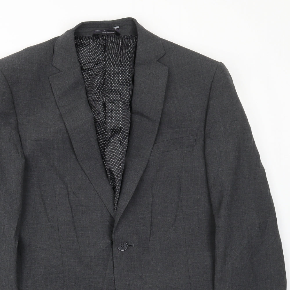 Mens UK Size 40 M&S Regular Grey Suit Jacket