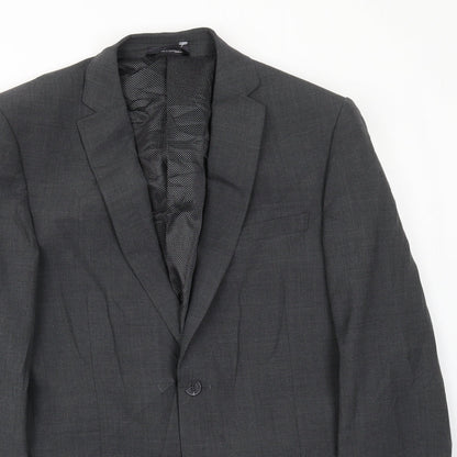 Mens UK Size 40 M&S Regular Grey Suit Jacket