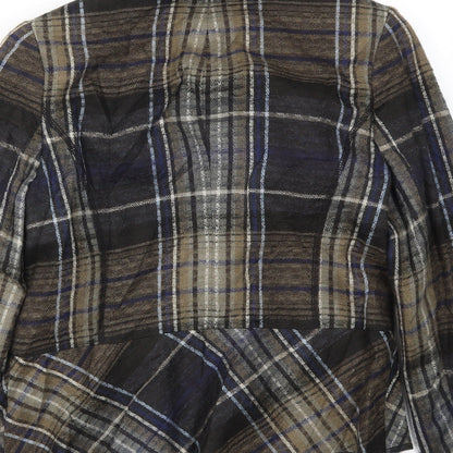 Oscan B Womens Multicoloured Check  Jacket Blazer Size 12