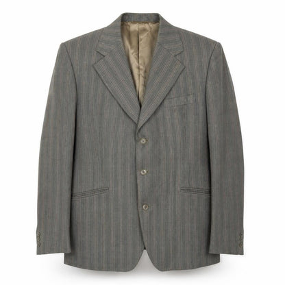 Supreme Mens Brown Striped  Jacket Blazer Size 42