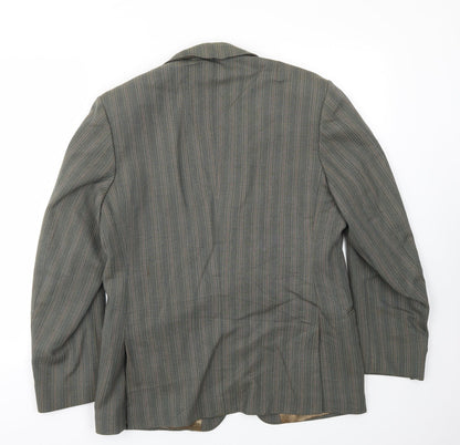 Supreme Mens Brown Striped  Jacket Blazer Size 42