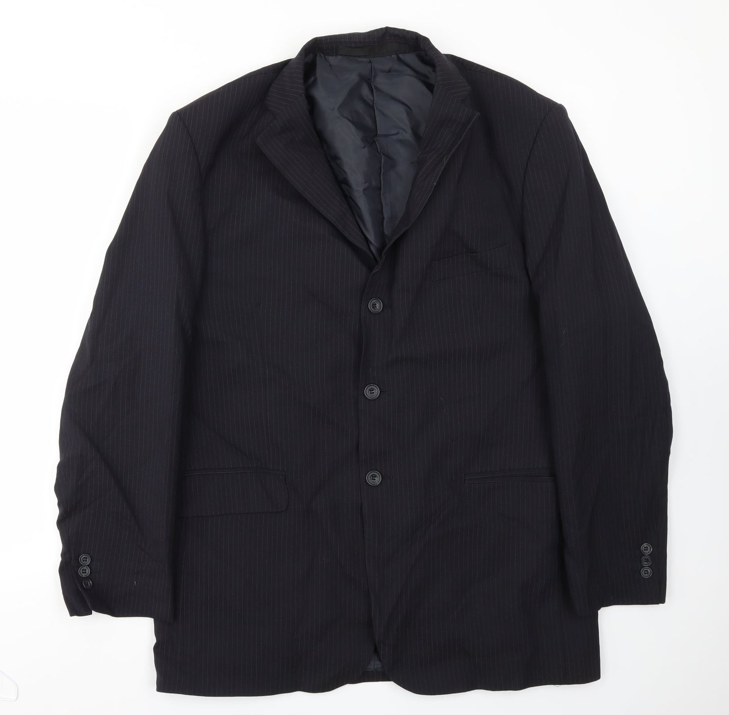Mens UK Size 42 M&S Regular Blue Suit Jacket