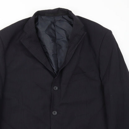 Mens UK Size 42 M&S Regular Blue Suit Jacket