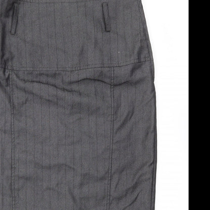 My Collection Womens Grey   A-Line Skirt Size 14