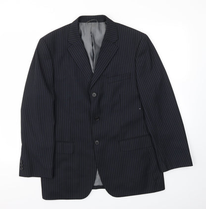 Mens UK Size 40 BHS Regular Blue Suit Jacket