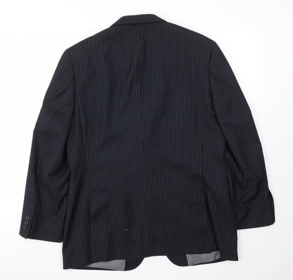 Mens UK Size 40 BHS Regular Blue Suit Jacket