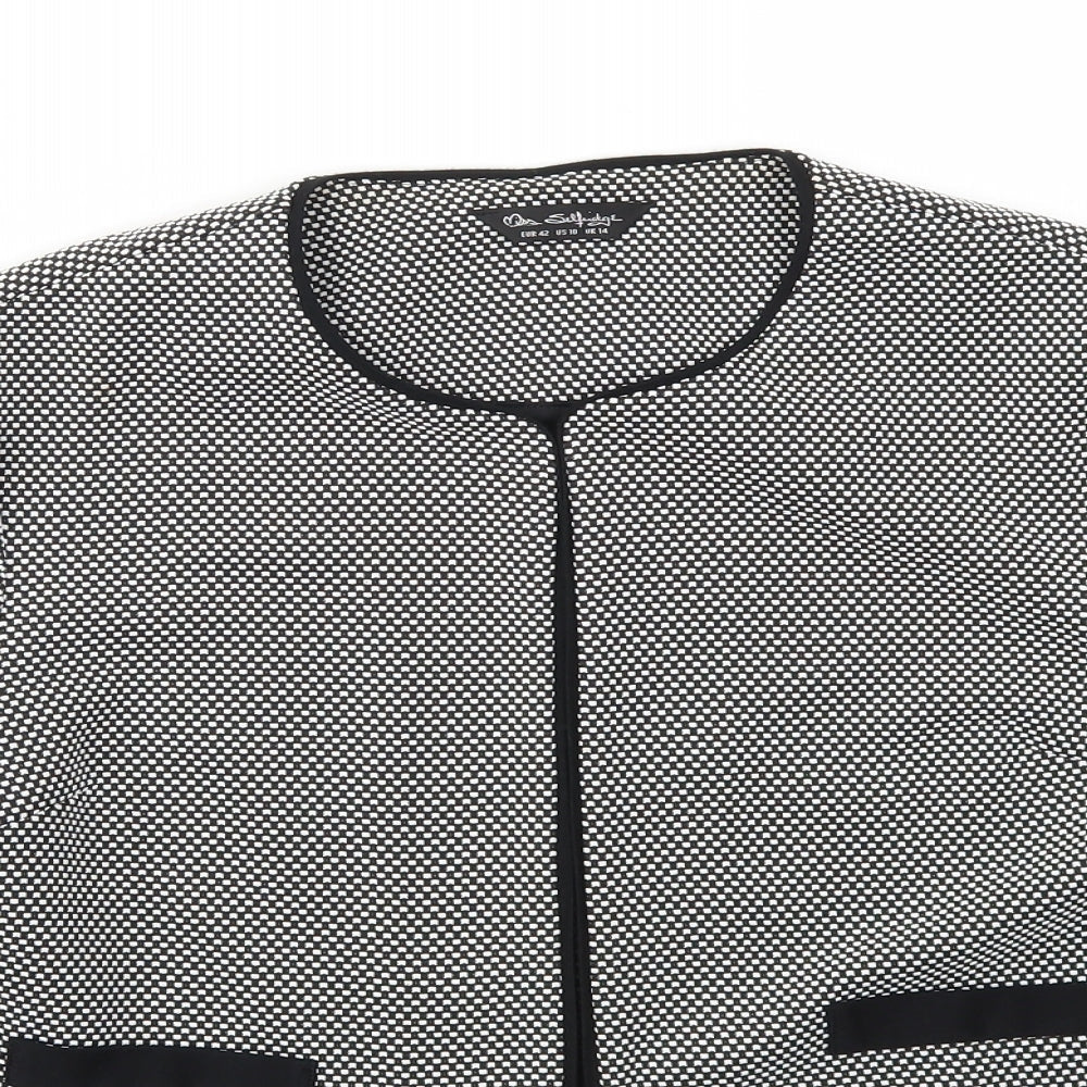 Miss Selfridge Womens Grey   Jacket Blazer Size 14