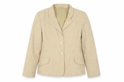Womens UK Size 14 Preworn Regular Beige Blazer