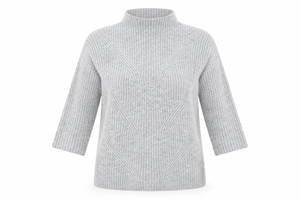 Womens UK Size 10 Debenhams Grey Pullover Jumper