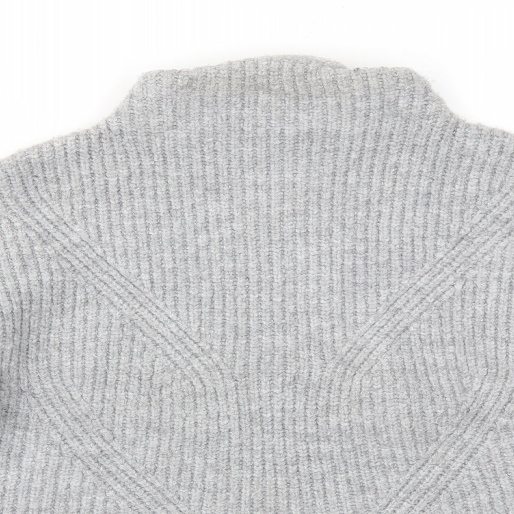 Womens UK Size 10 Debenhams Grey Pullover Jumper