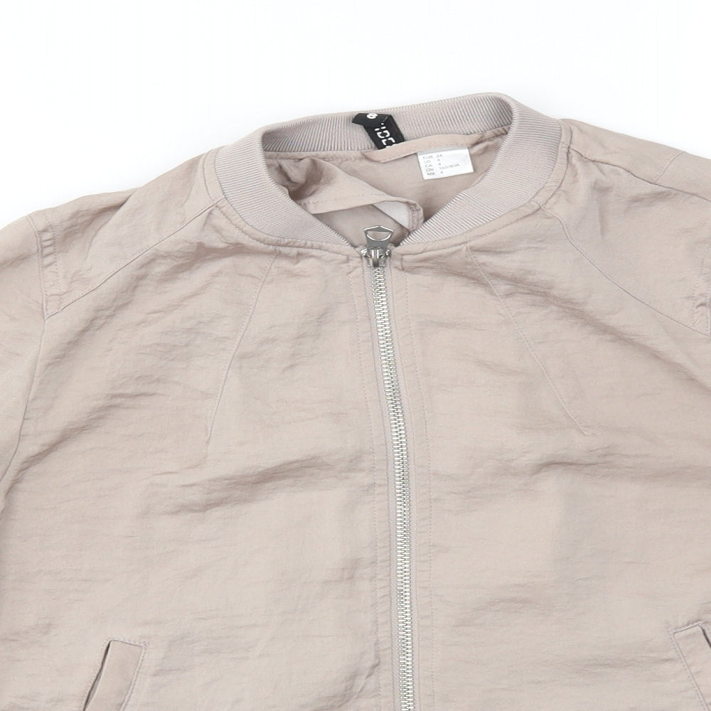 Womens UK Size 4 H&M Beige Jacket