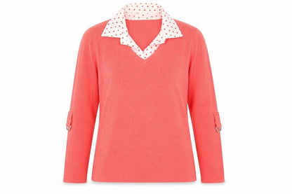 Elementz Womens Red   Pullover Jumper Size S
