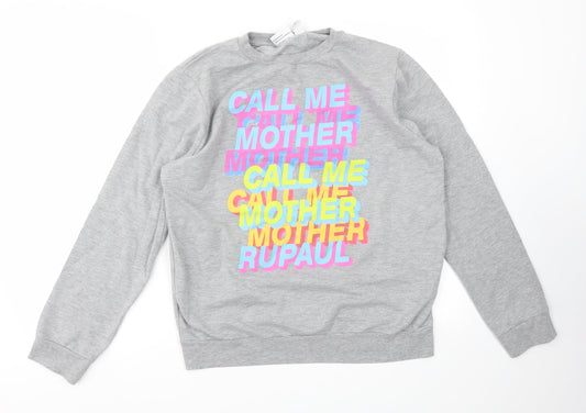 Primark Womens Grey   Pullover Jumper Size S