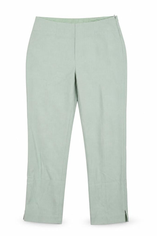 Womens UK Size 14 Anne Brooks Slim Fit  Green Trousers